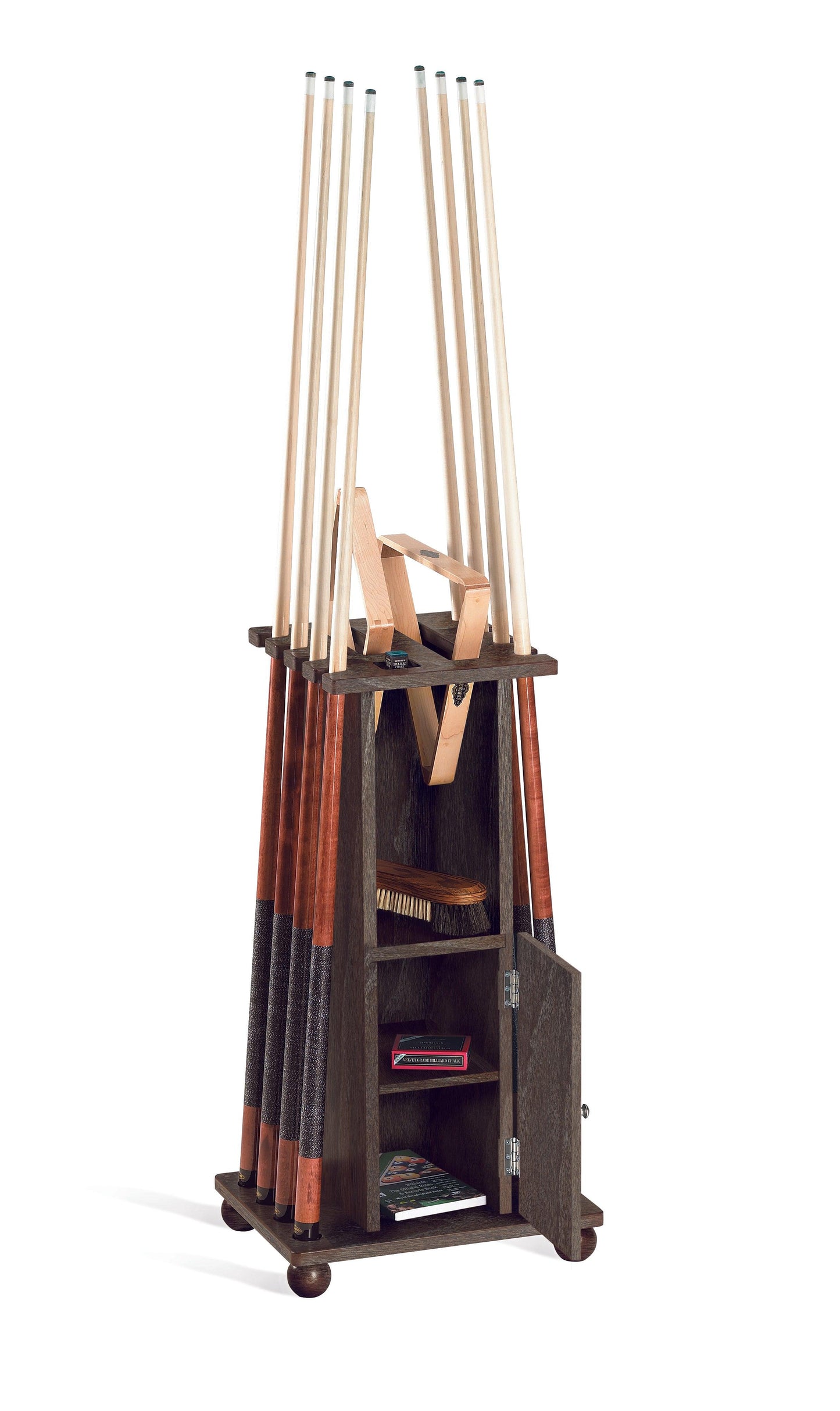 Heritage Floor Cue Rack - Games Room