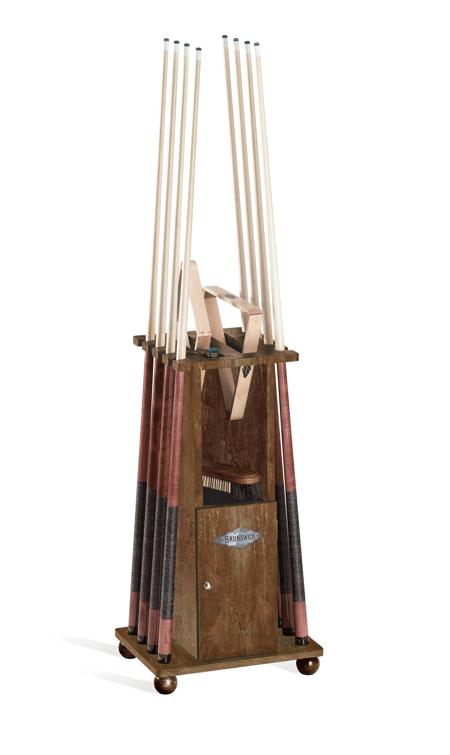 Heritage Floor Cue Rack - Games Room