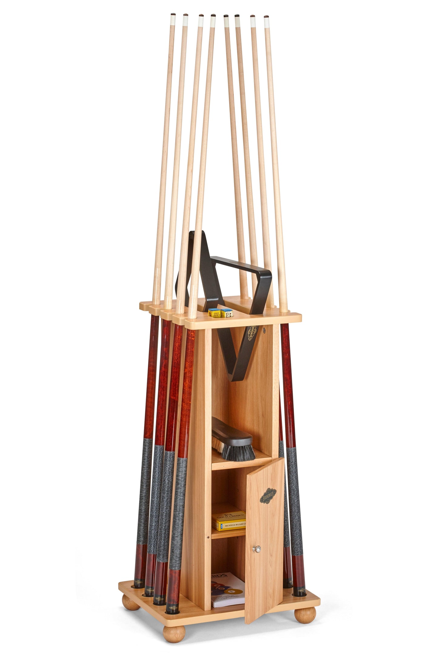 Heritage Floor Cue Rack - Games Room