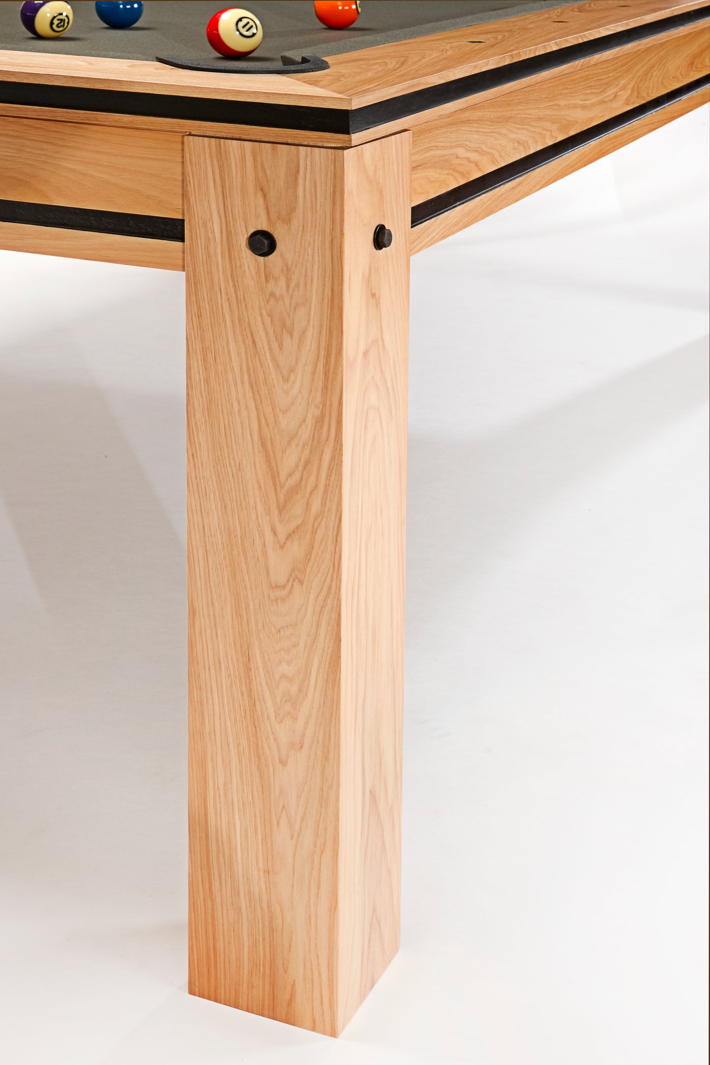 Brunswick Hickory 8ft American Pool Table - Natural Hickory