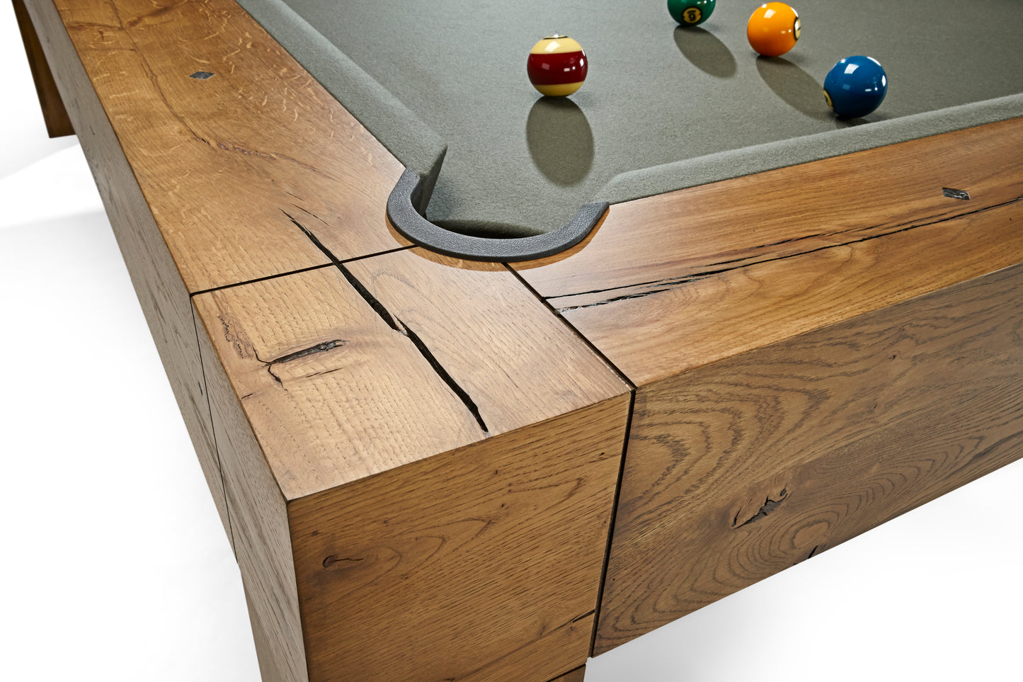 Brunswick Parsons 8ft American Pool Table - Natural Dry Oak
