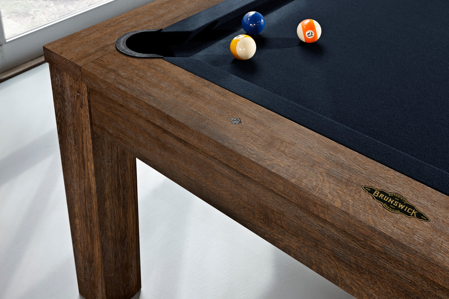 Brunswick Soho 8ft American Pool Table - Nutmeg