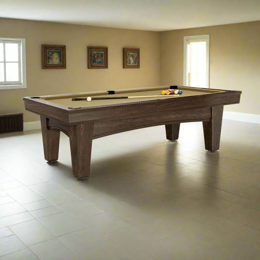 Brunswick Winfield 8ft American Pool Table - Coffee