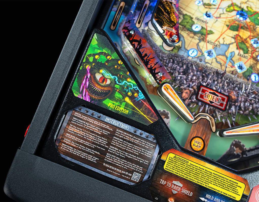 Dungeons & Dragons - The Tyrant's Eye Pro Pinball Machine