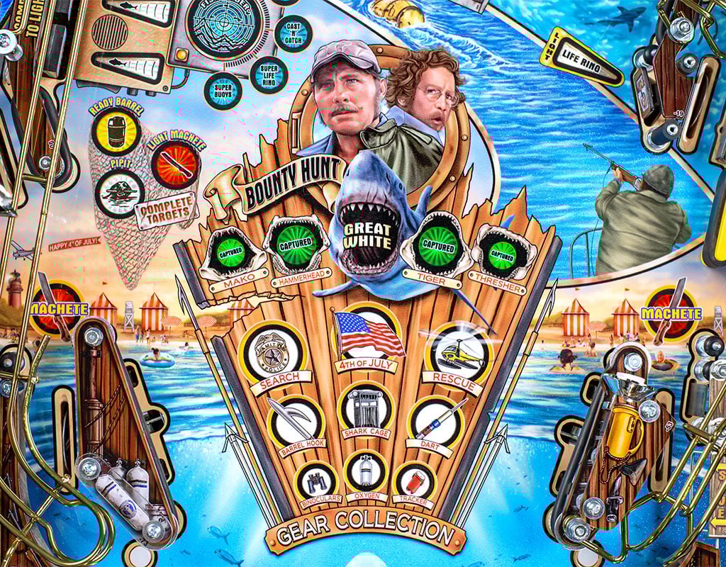 JAWS 50th Anniversary Premium Pinball Machine