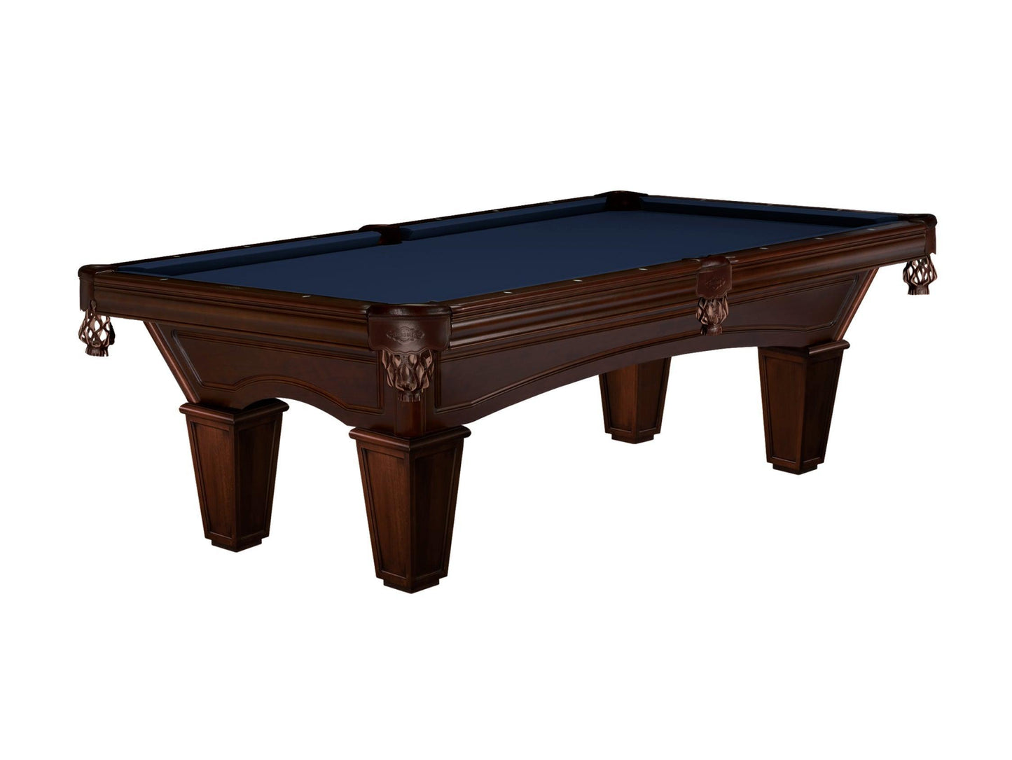 Brunswick Glenwood 8ft American Billiards Table with Tapered Leg - Espresso - Games Room