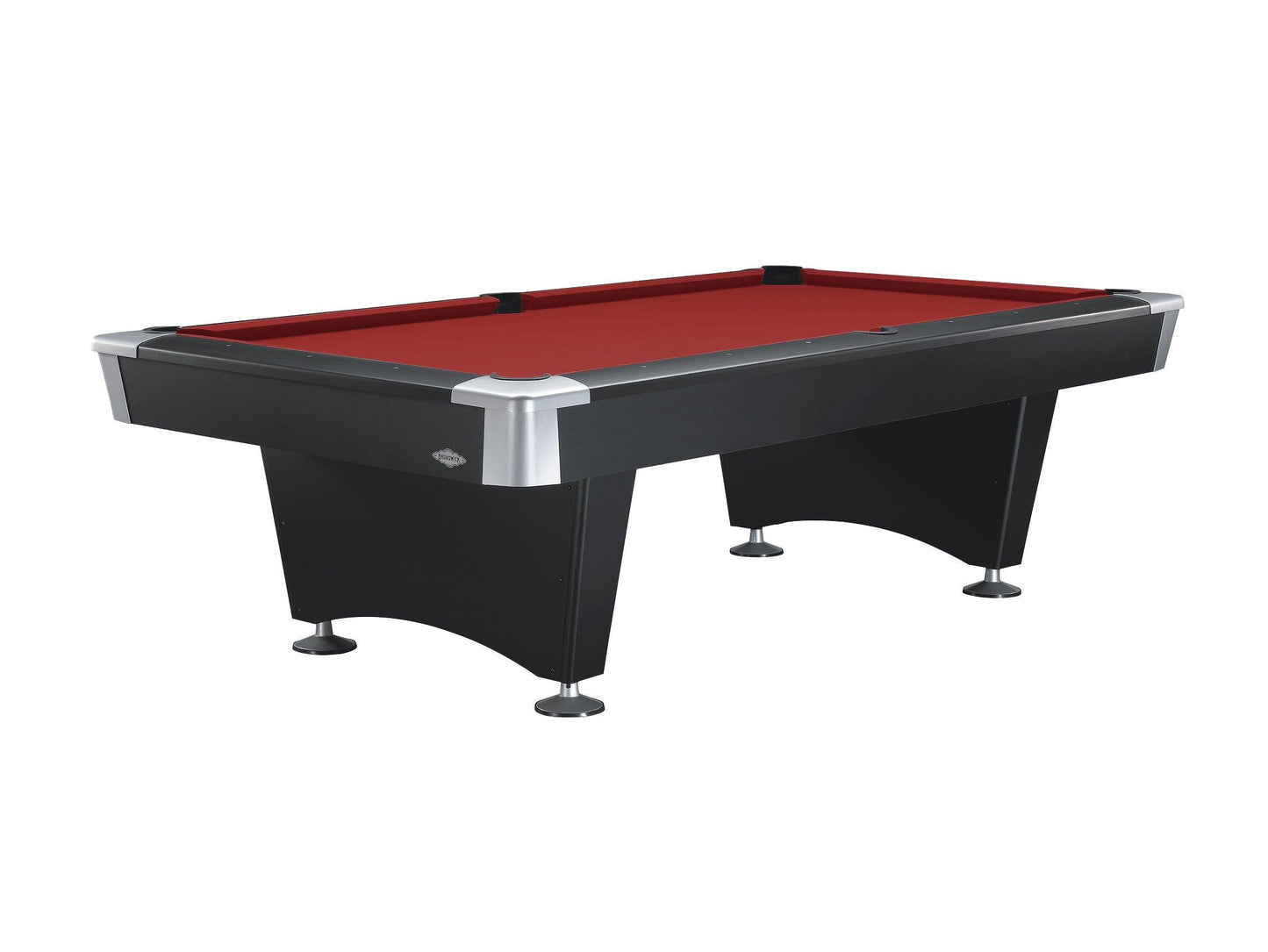 Brunswick Black Wolf 8ft American Pool Table - Matte Black - Games Room