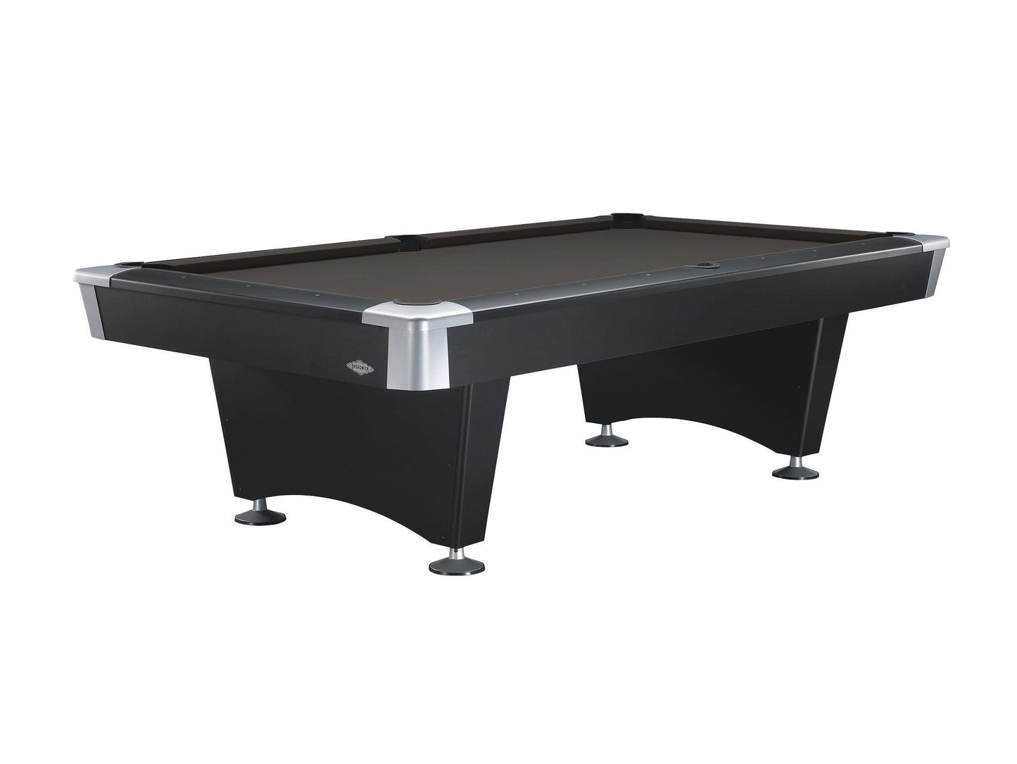 Brunswick Black Wolf 8ft American Pool Table - Matte Black - Games Room