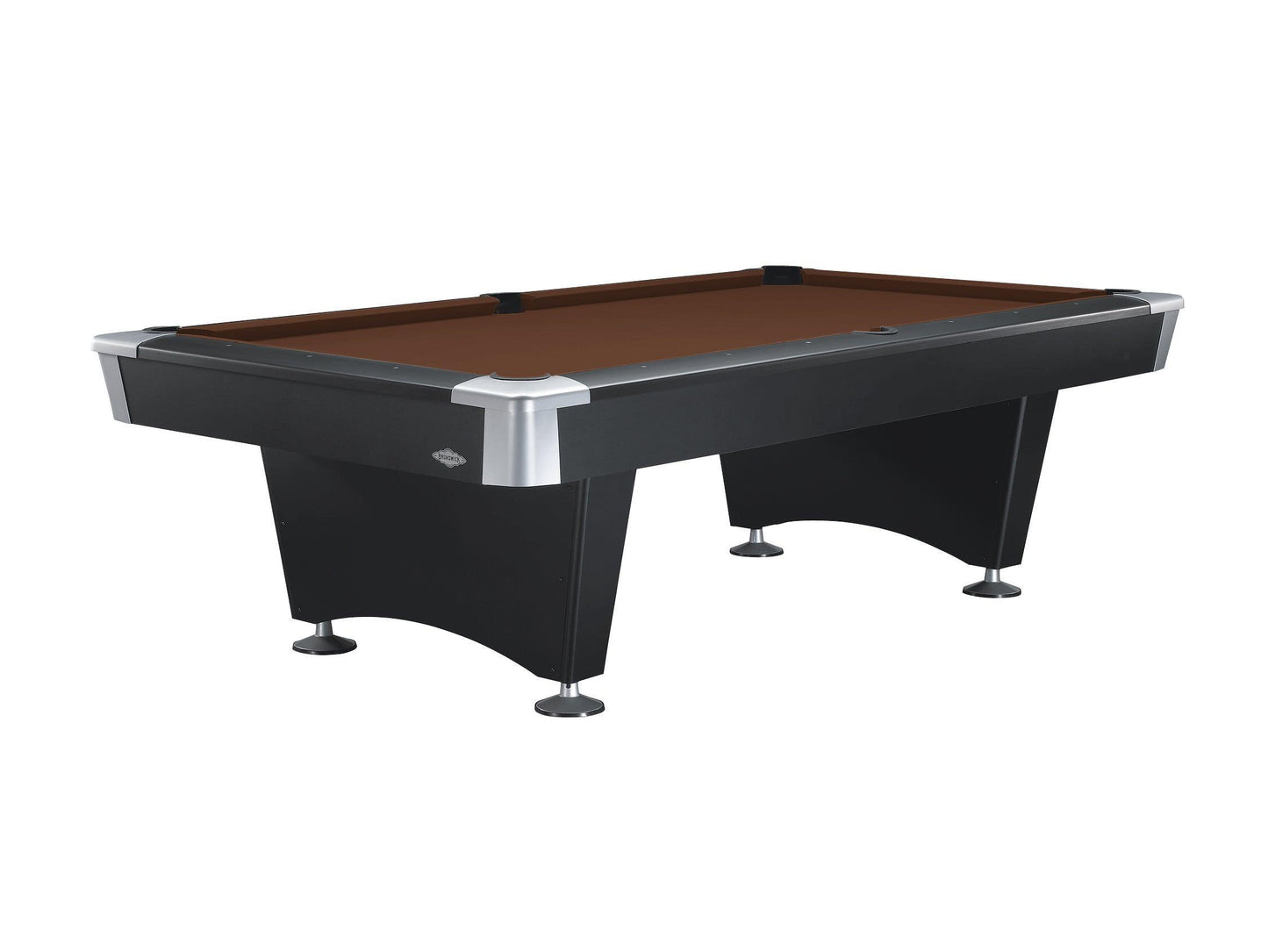 Brunswick Black Wolf 8ft American Pool Table - Matte Black - Games Room