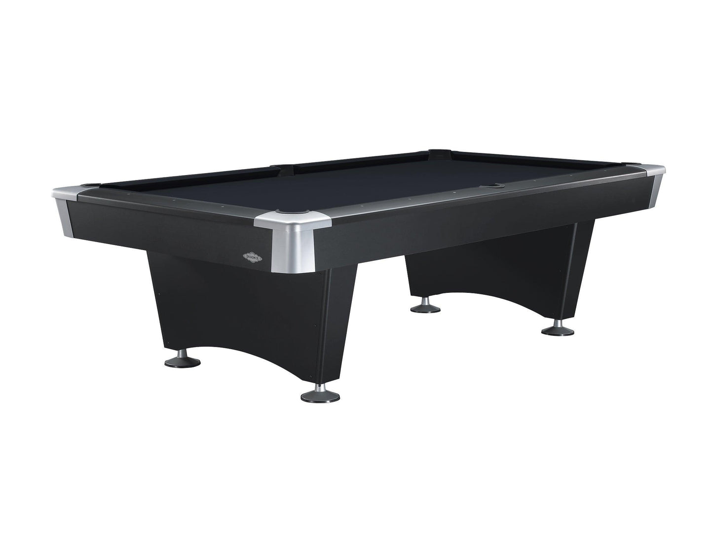 Brunswick Black Wolf 8ft American Pool Table - Matte Black - Games Room