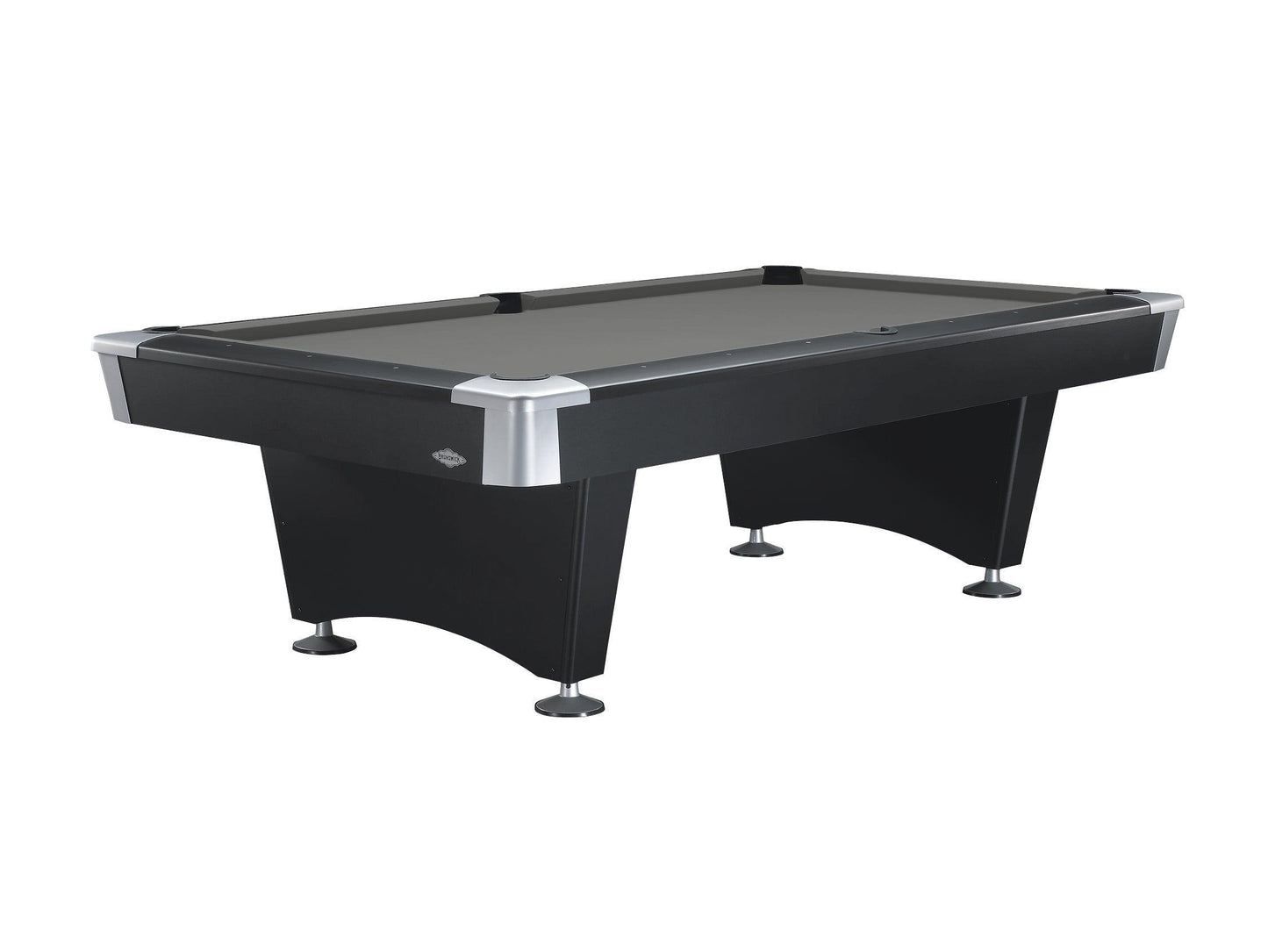 Brunswick Black Wolf 8ft American Pool Table - Matte Black - Games Room