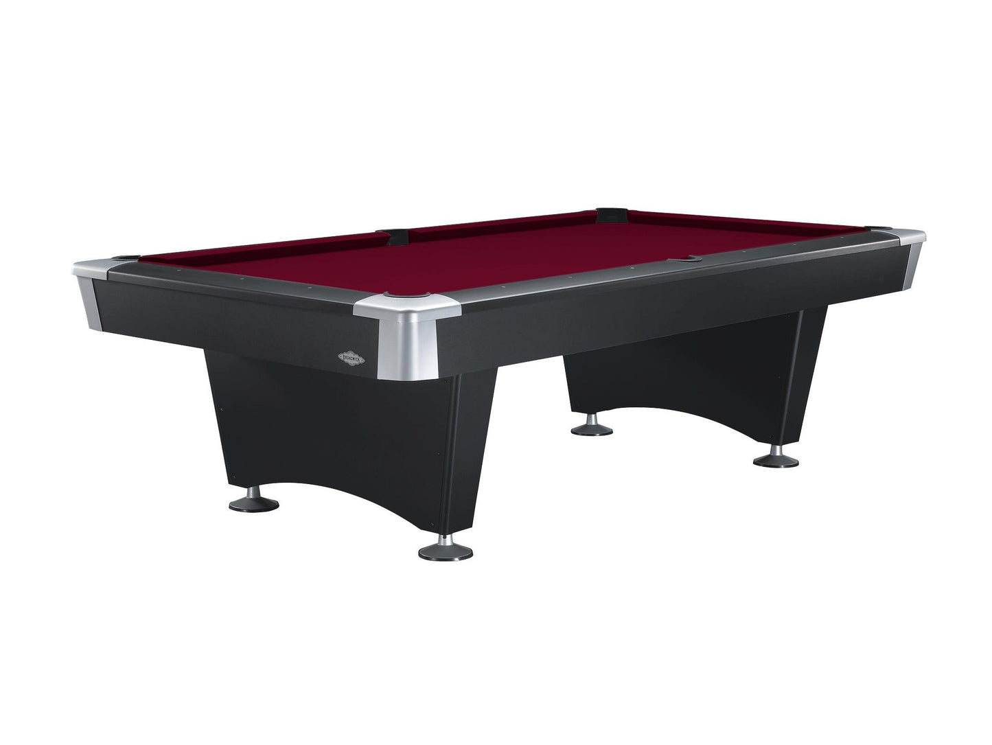 Brunswick Black Wolf 8ft American Pool Table - Matte Black - Games Room