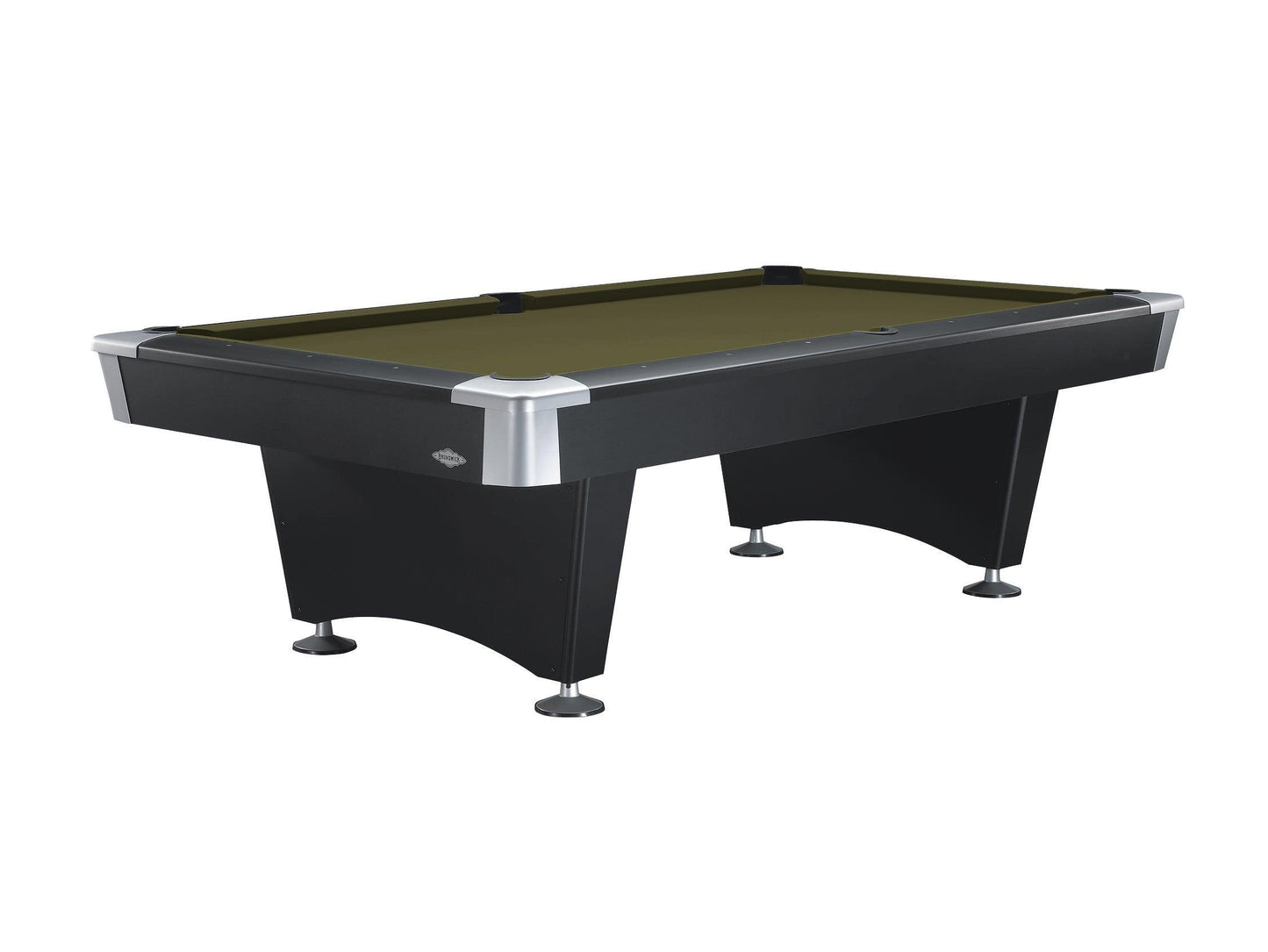 Brunswick Black Wolf 8ft American Pool Table - Matte Black - Games Room