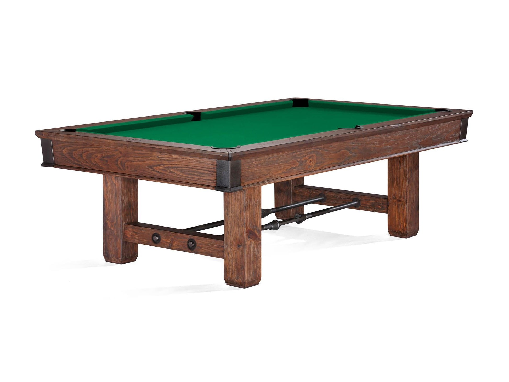 Brunswick Canton 8ft American Pool Table With Drop Pocket - Black Forest - Games Room
