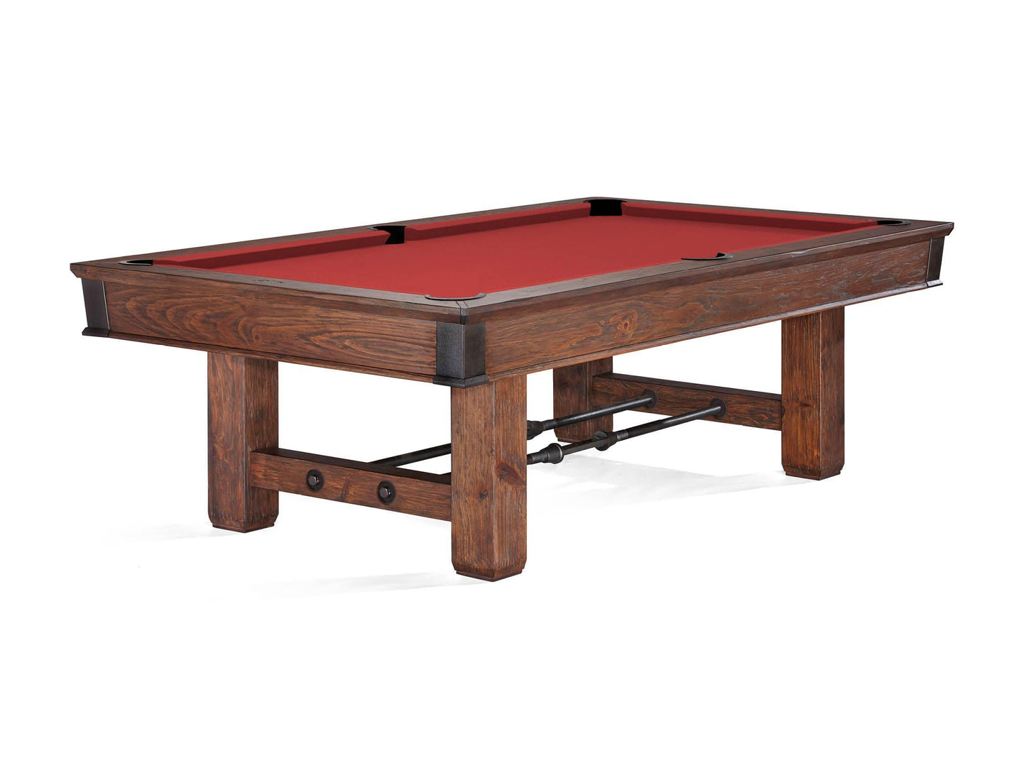 Brunswick Canton 8ft American Pool Table With Drop Pocket - Black Forest - Games Room