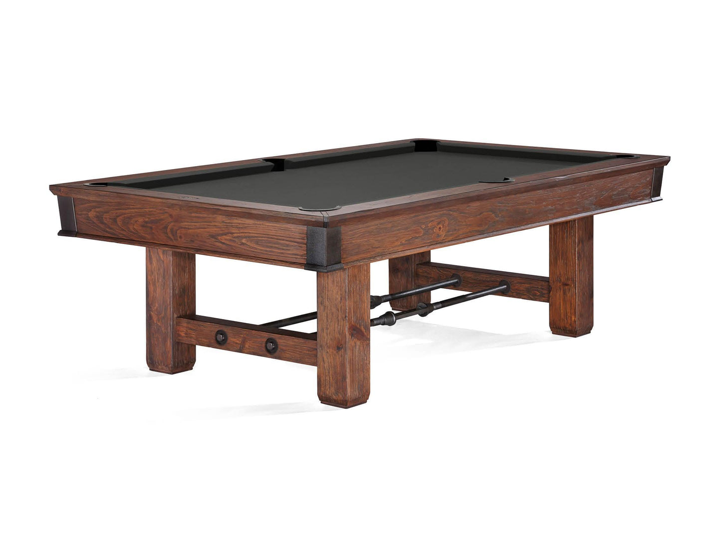 Brunswick Canton 8ft American Pool Table With Drop Pocket - Black Forest - Games Room