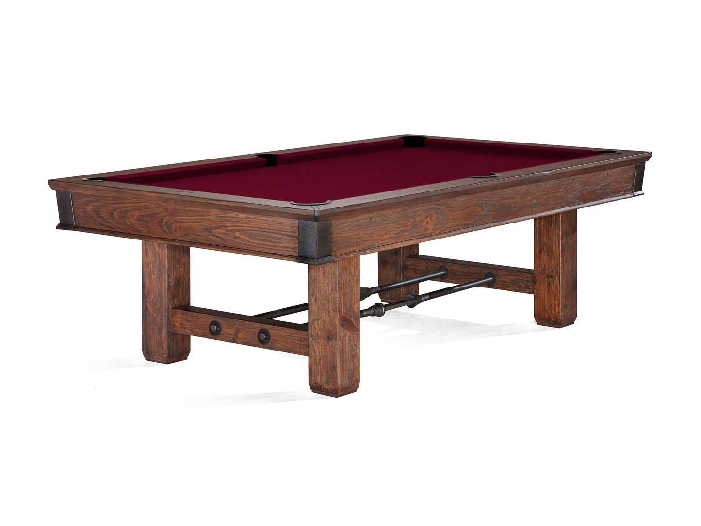 Brunswick Canton 8ft American Pool Table With Drop Pocket - Black Forest - Games Room