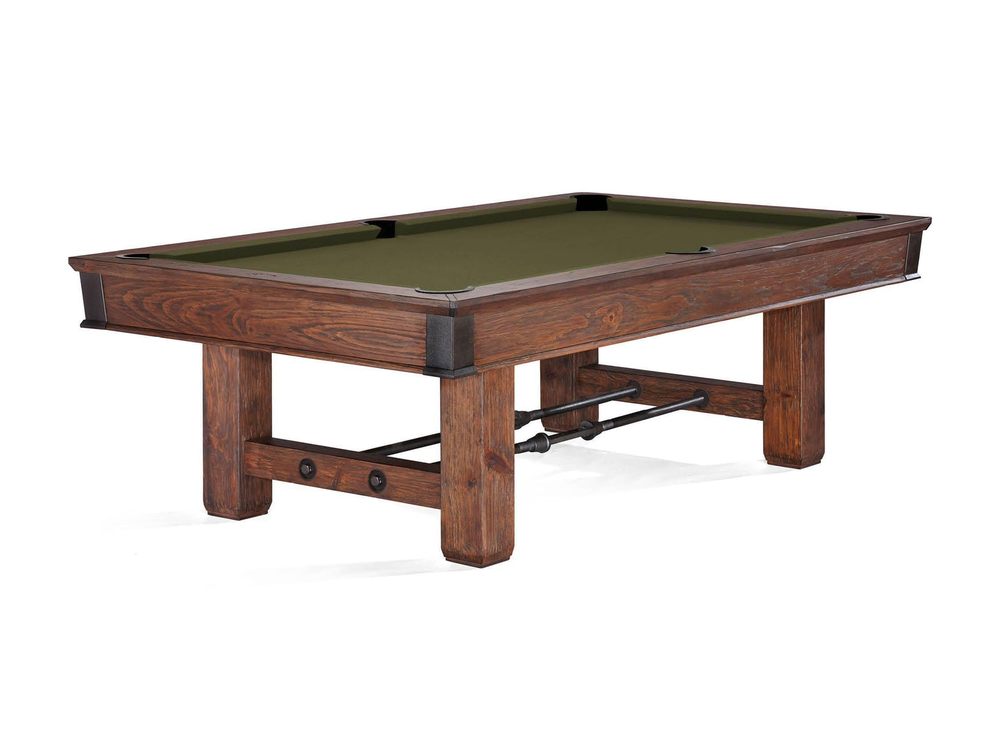Brunswick Canton 8ft American Pool Table With Drop Pocket - Black Forest - Games Room