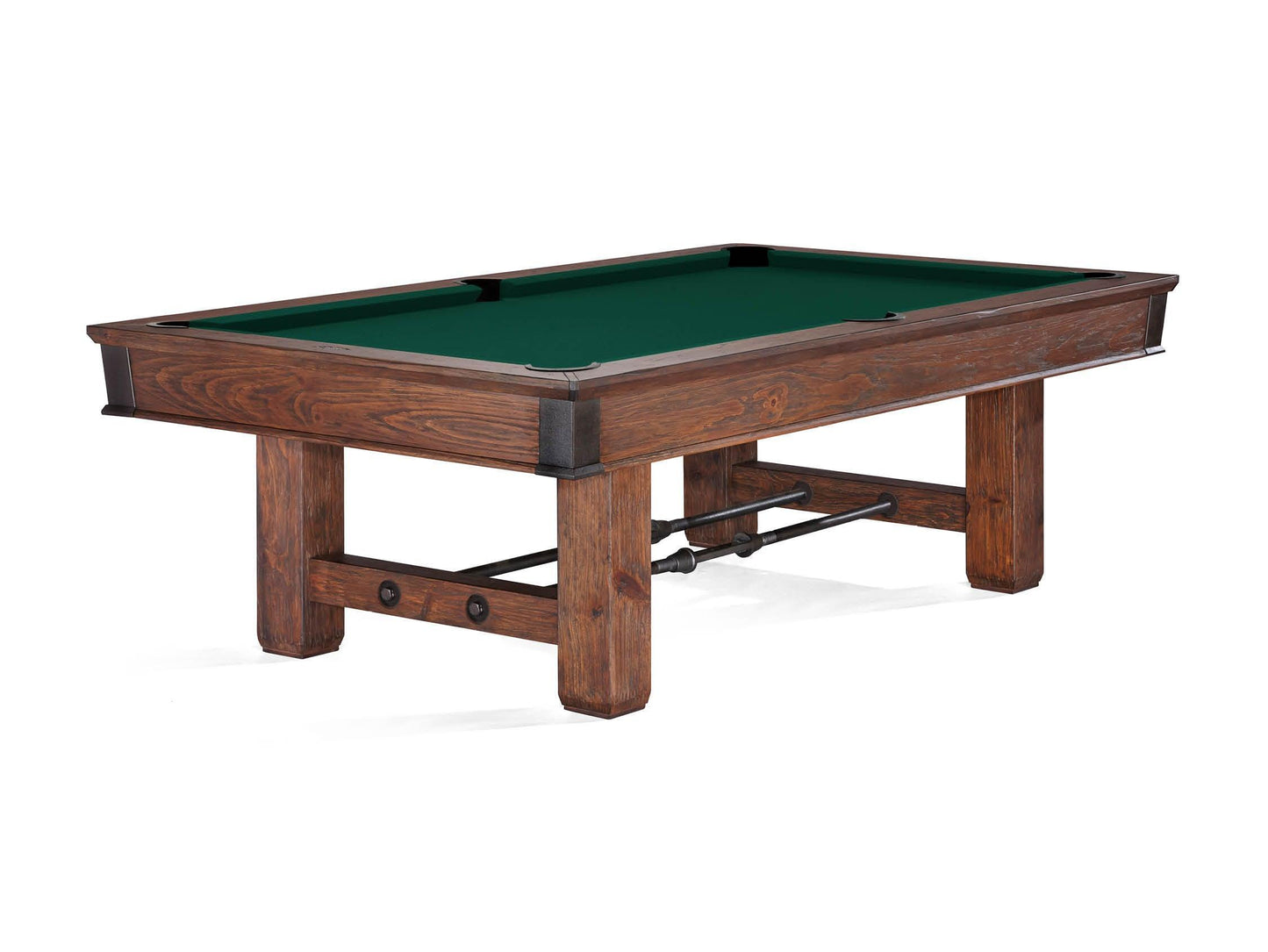 Brunswick Canton 8ft American Pool Table With Drop Pocket - Black Forest - Games Room