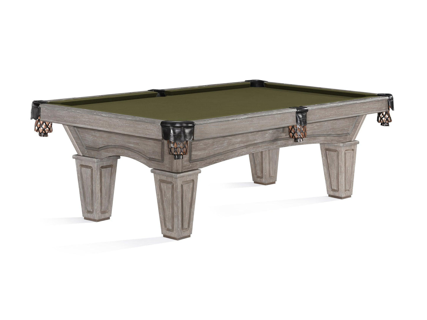 Brunswick Allenton 8ft American Billiards Table with Tapered Leg - Driftwood - Games Room
