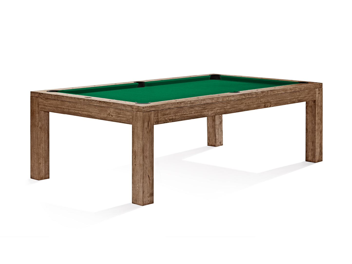 Brunswick Sanibel 8ft American Pool Table - Rustic Dark Brown