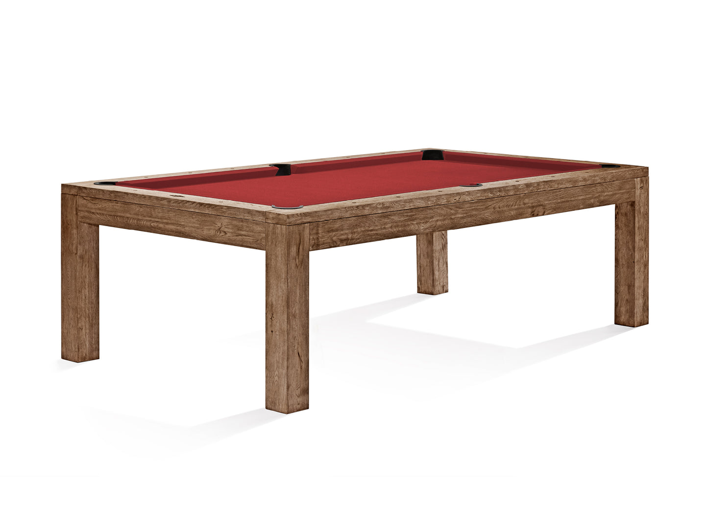 Brunswick Sanibel 8ft American Pool Table - Rustic Dark Brown
