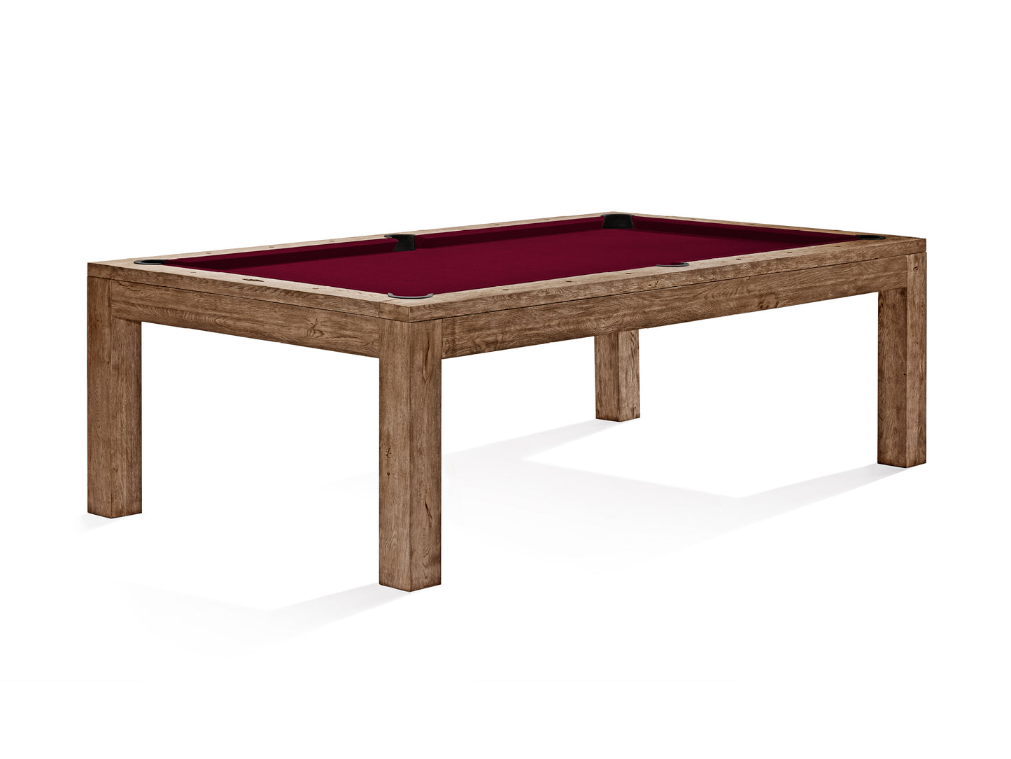 Brunswick Sanibel 8ft American Pool Table - Rustic Dark Brown