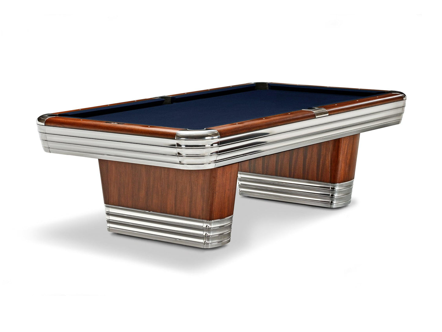 Brunswick Centennial 9ft American Pool Table With Drop Pocket - Rosewood & Chrome - Games Room