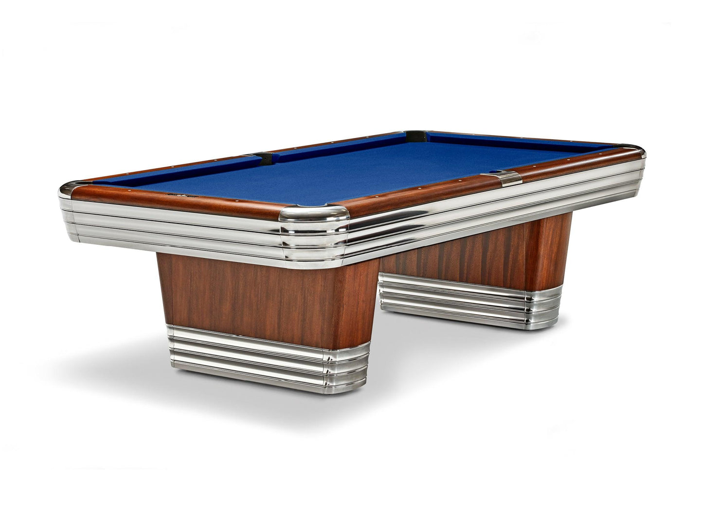 Brunswick Centennial 9ft American Pool Table With Drop Pocket - Rosewood & Chrome - Games Room