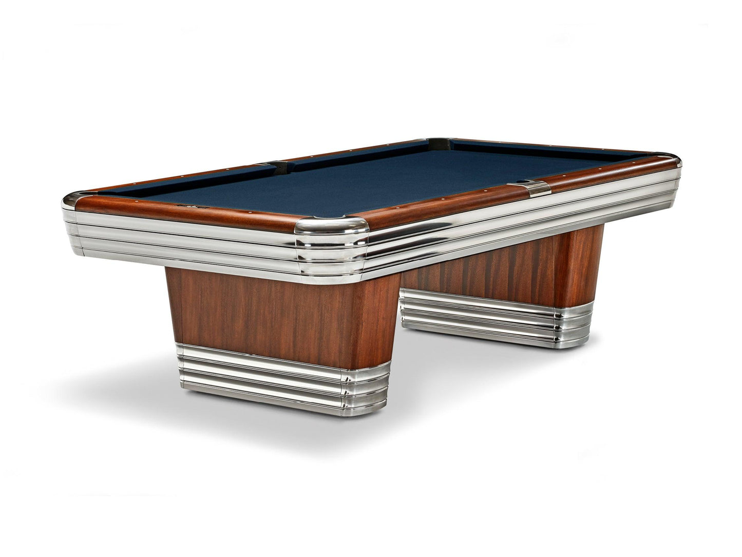 Brunswick Centennial 9ft American Pool Table With Drop Pocket - Rosewood & Chrome - Games Room