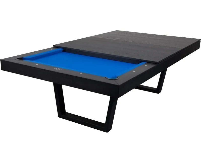 Buffalo Harlem 7ft American Pool Table With Dinning Top Conversion - Black Ash