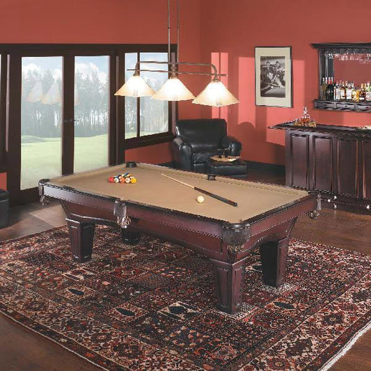 Brunswick Allenton 8ft American Pool Table with Tapered Leg - Espresso - Games Room