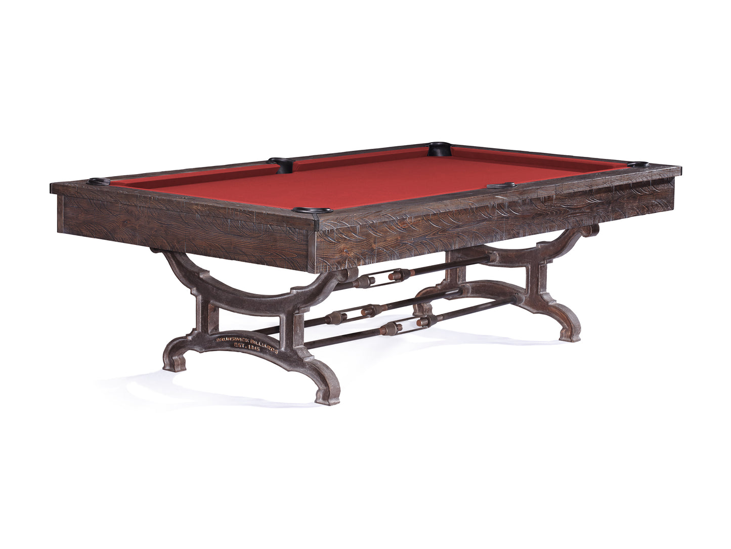 Brunswick Birmingham 8ft American Pool Table - Charcoal