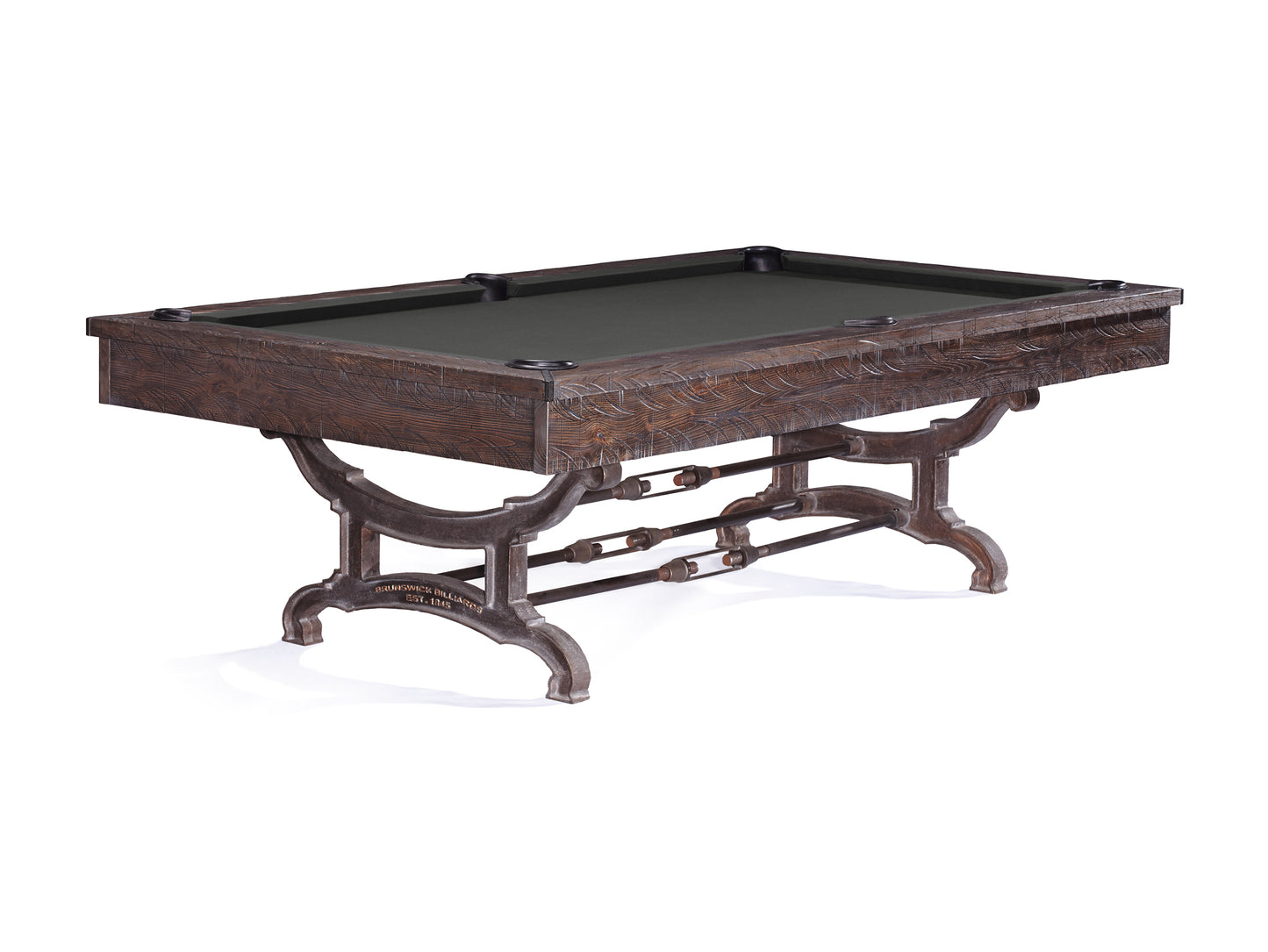 Brunswick Birmingham 8ft American Pool Table - Charcoal