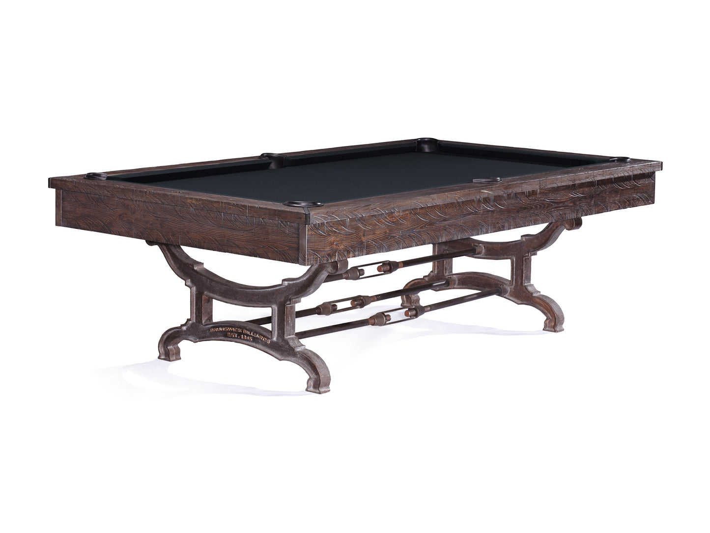 Brunswick Birmingham 8ft American Pool Table - Charcoal