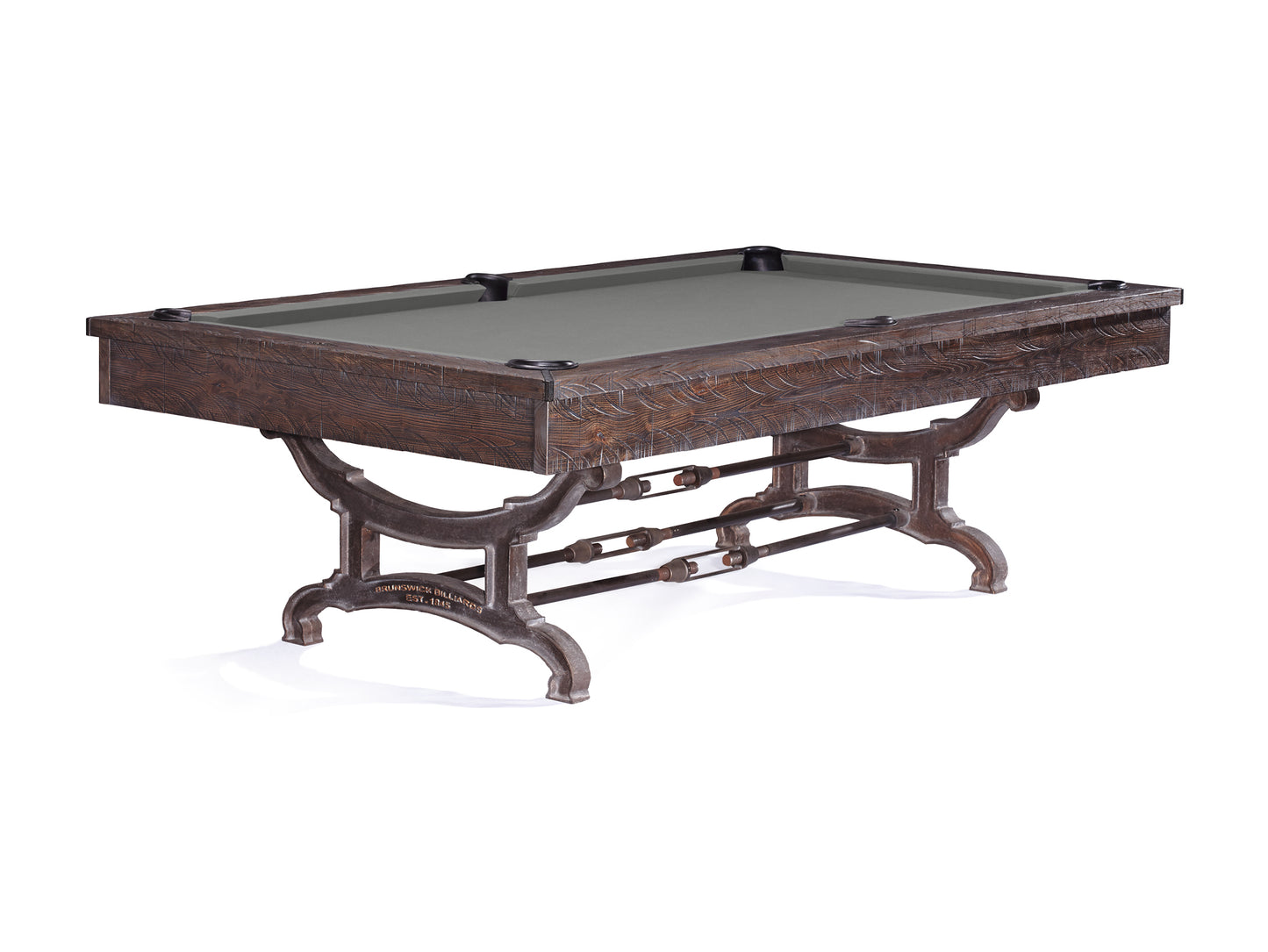 Brunswick Birmingham 8ft American Pool Table - Charcoal