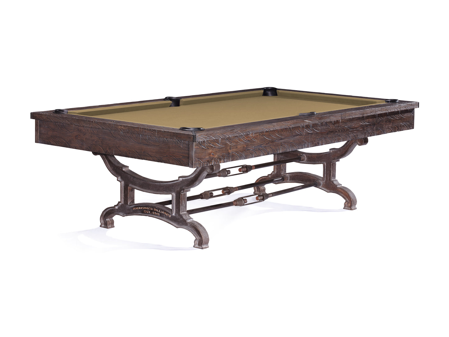 Brunswick Birmingham 8ft American Pool Table - Charcoal