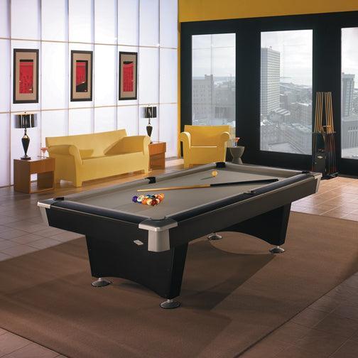 Brunswick Black Wolf 8ft American Pool Table - Matte Black - Games Room