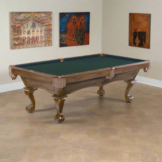 Brunswick Brae Loch 8ft American Billiards Table with Drop Pocket - Nutmeg