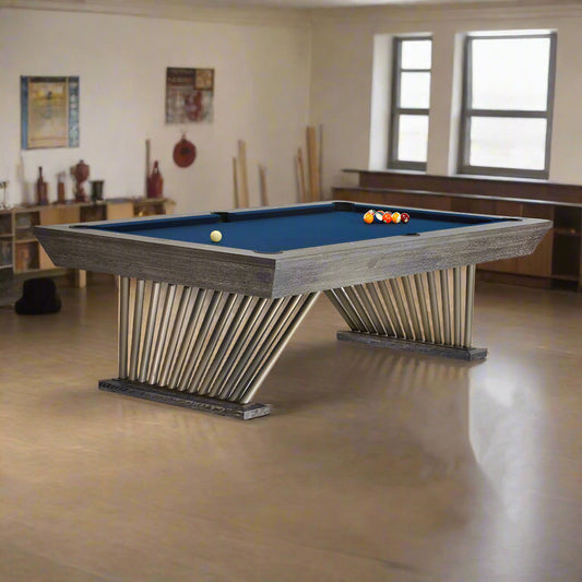 Brunswick Brescia 8ft American Billiards Table with Drop Pocket - Dark Charcoal