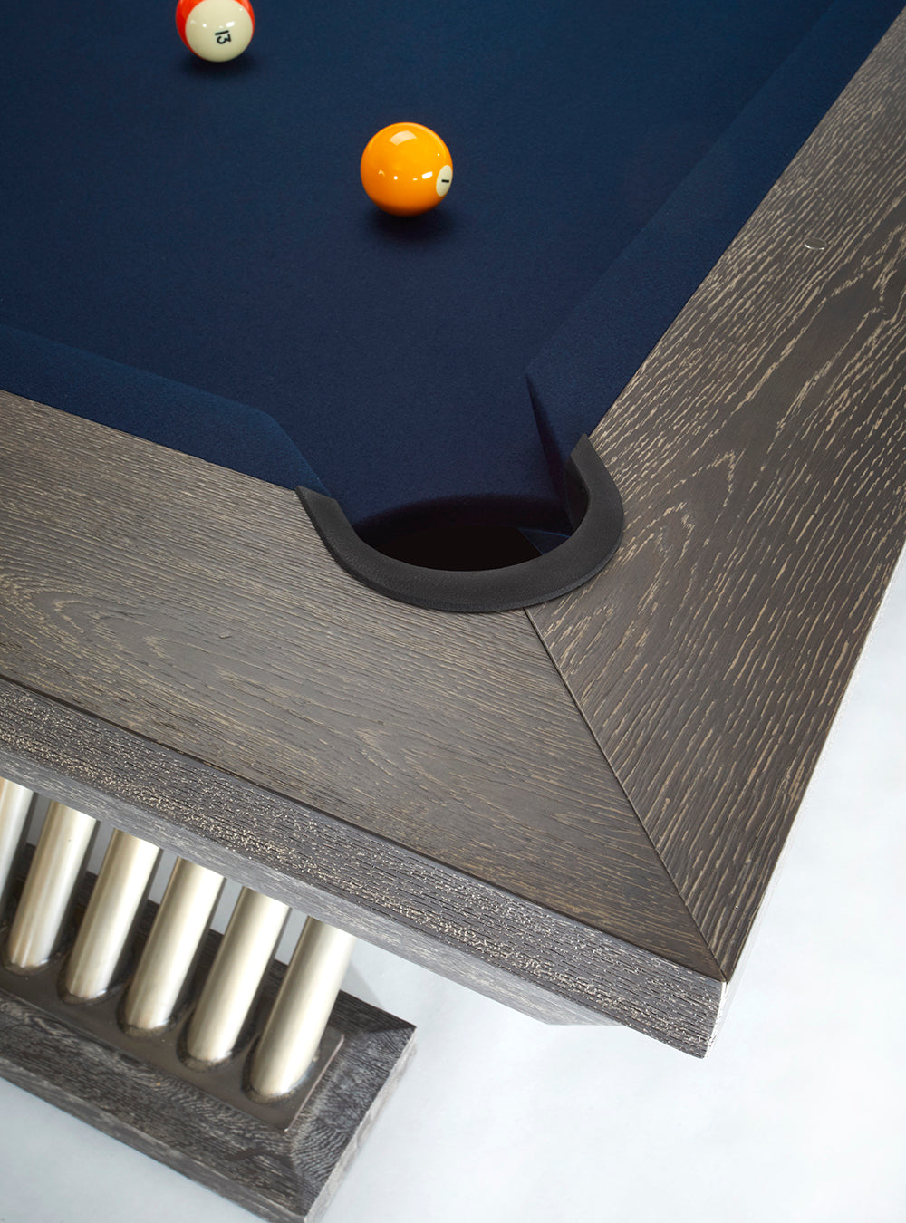 Brunswick Brescia 8ft American Billiards Table with Drop Pocket - Dark Charcoal