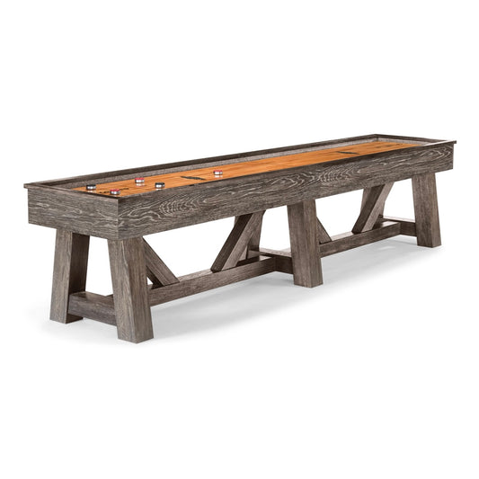 Brunswick Botanic 12ft Shuffleboard Table -  Dark Charcoal