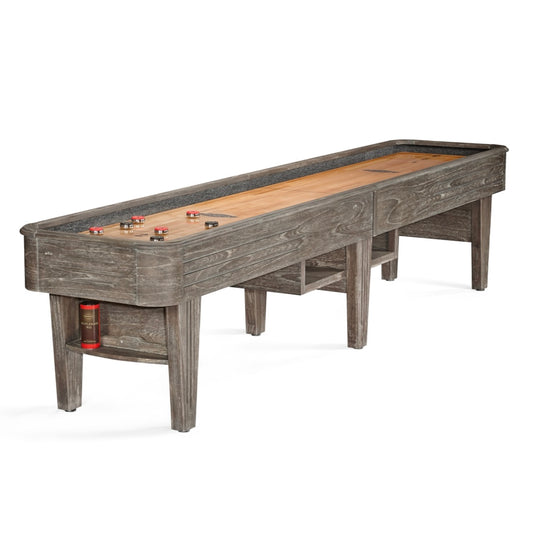 Brunswick Andover 14ft Shuffleboard Table - Driftwood