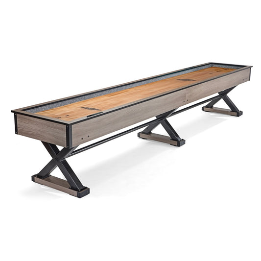 Brunswick Premier 12ft Shuffleboard Table -  Weathered Oak