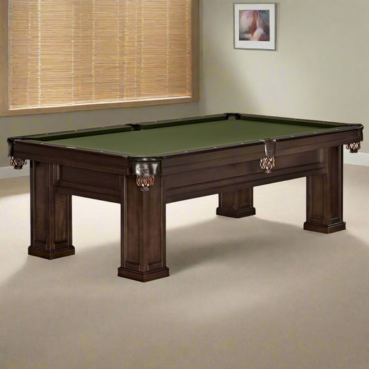 Brunswick Oakland II 8ft American Pool Table - Espresso - Games Room