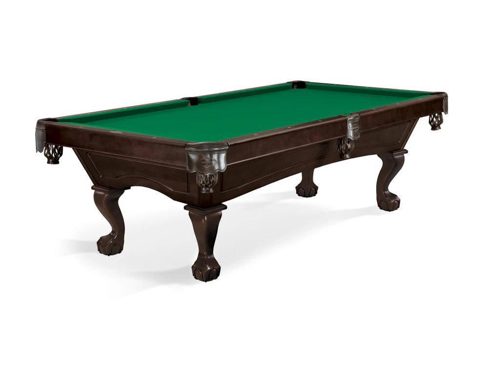 Brunswick Allenton 8ft American Pool Table with Ball And Claw Leg - Espresso - Games Room