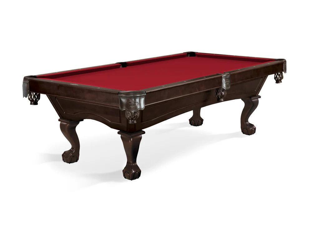 Brunswick Allenton 8ft American Pool Table with Ball And Claw Leg - Espresso - Games Room
