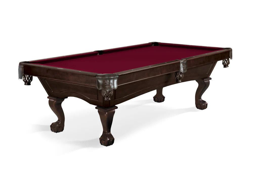 Brunswick Allenton 8ft American Pool Table with Ball And Claw Leg - Espresso - Games Room