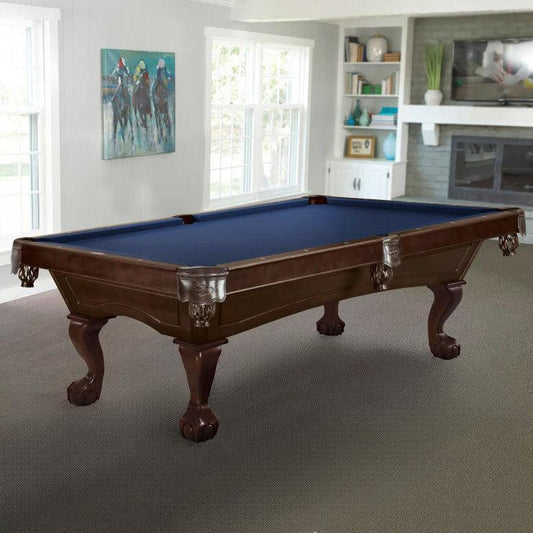 Brunswick Allenton 8ft American Pool Table with Ball And Claw Leg - Espresso - Games Room