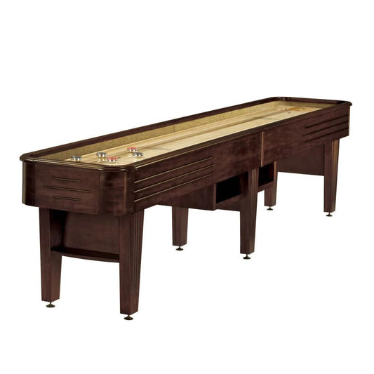 Brunswick Andover 14ft Shuffleboard Table - Espresso - Games Room